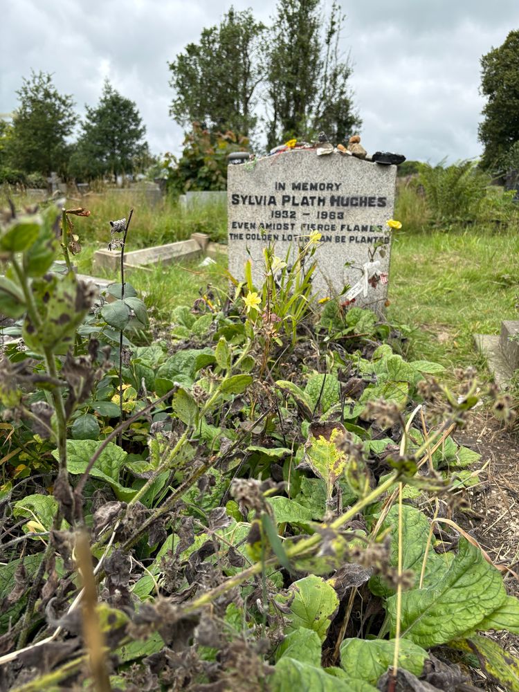 Sylvia Plath’s grave