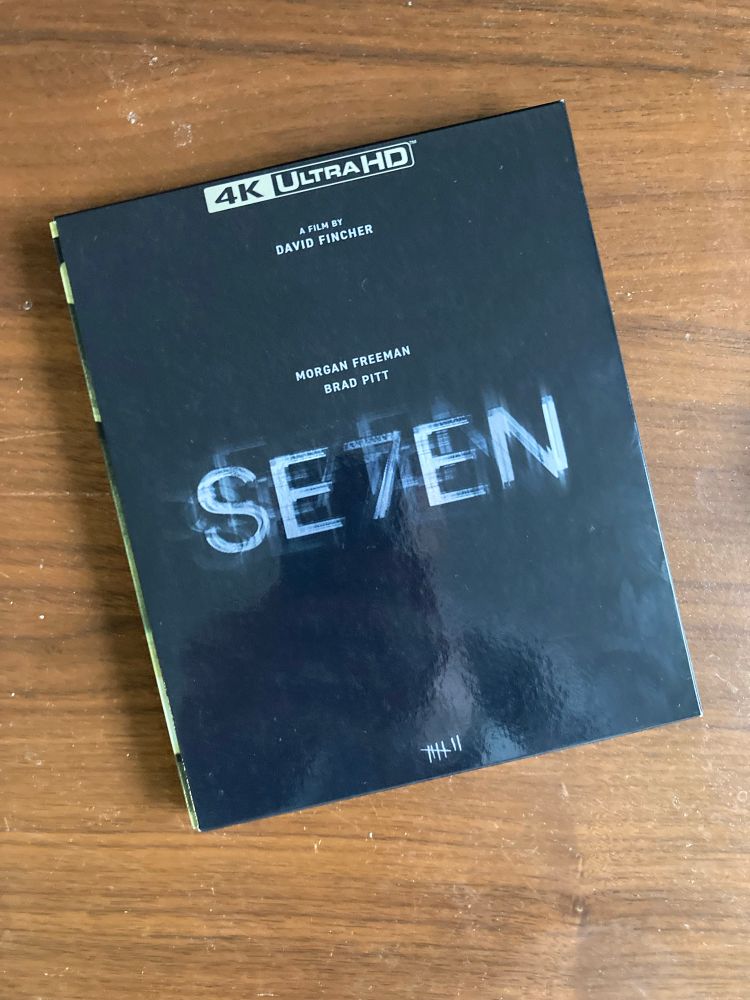 The 4K standard edition of Se7en. It is simultaneously over- and under- designed