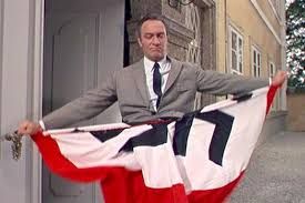 Christopher Plummer in "The Sound of Music" ripping up the Nazi flag, with (appropriately) great disgust.
