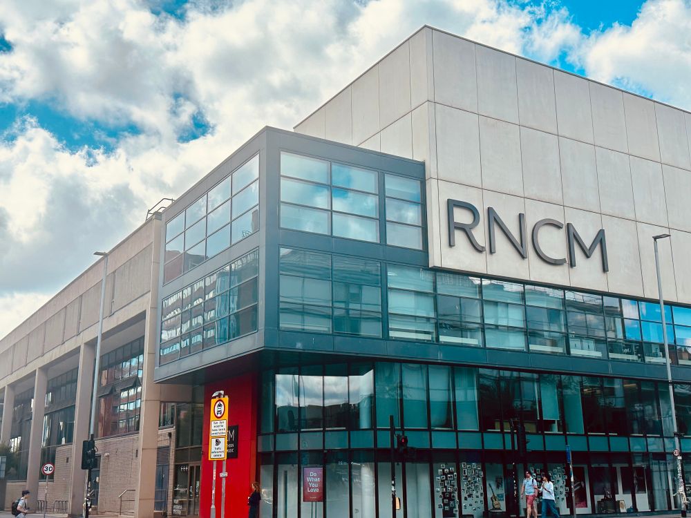 The exterior of the Royal Northern College of Music in Manchester 