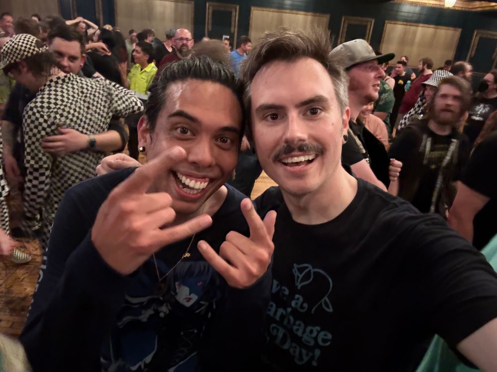 me and my friend Justin after the Streetlighy Manifesto show 