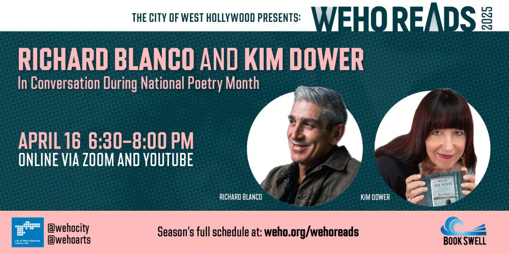 Flyer for WeHo Reads event