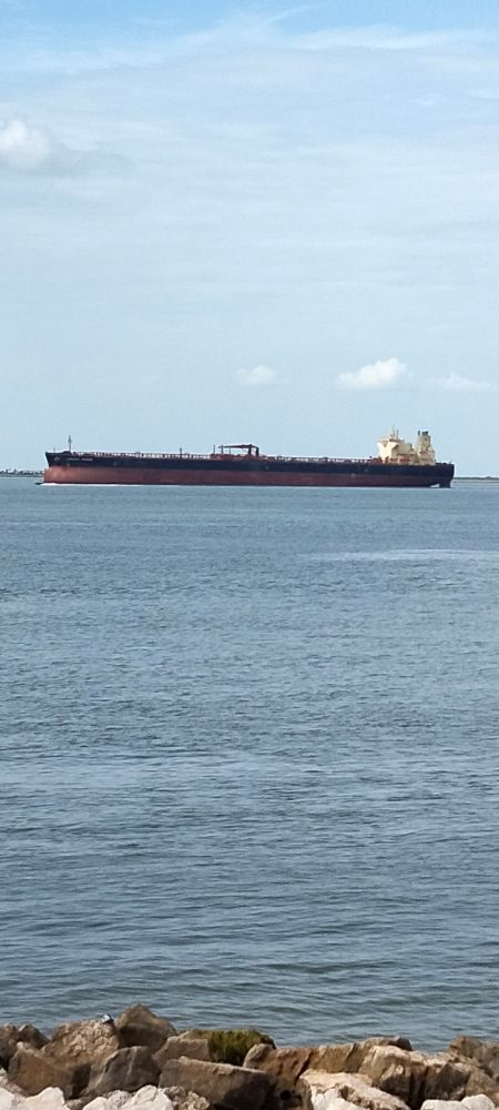 A really really big boat.
