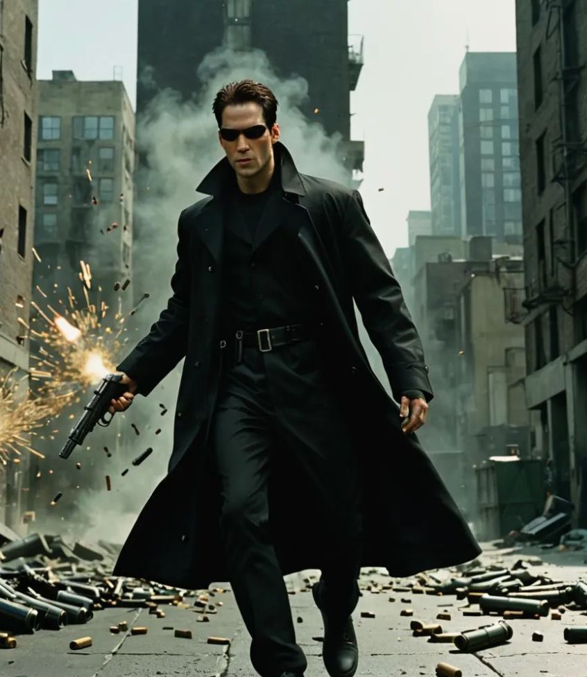 Neo in The Matrix