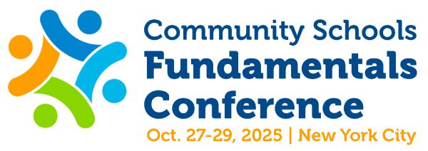 Community Schools Fundamentals Conference logo. October 27-29|NYC