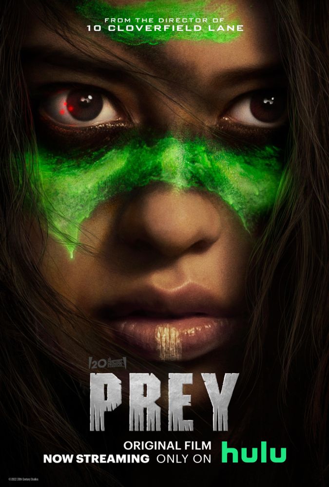Affiche de Prey de Dan Trachtenberg avec Amber Midthunder.