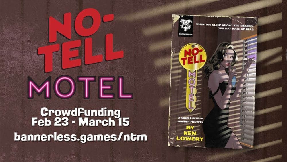 No-Tell Motel: A Single Player Murder Mystery RPG