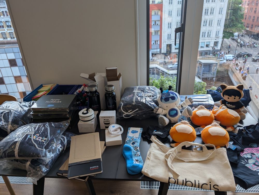 SWAG at London Salesforce Women in Tech group