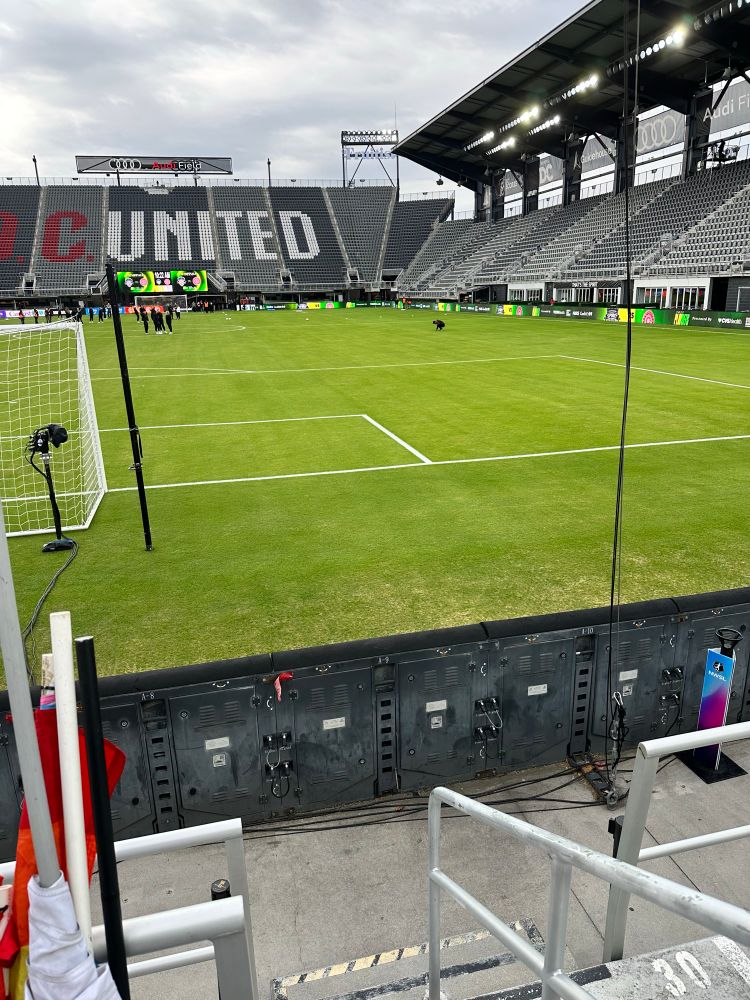 Picture of empty Audi field before Spirit Semi final. 