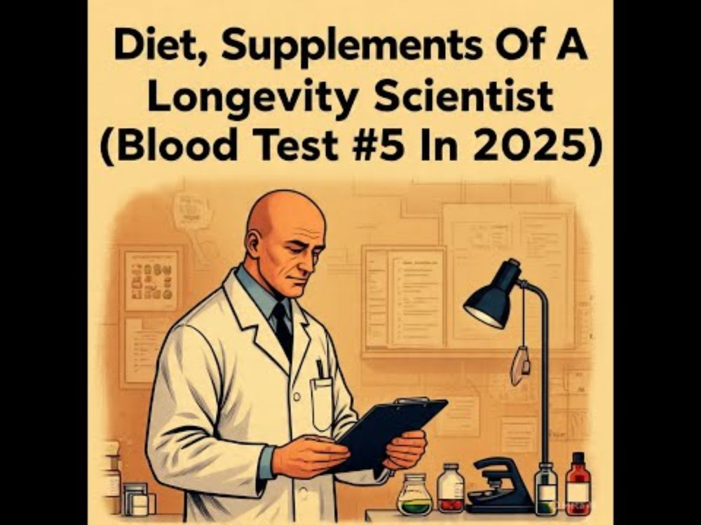 Diet, Supplements Of A Longevity Scientist (Blood Test #5 In 2025)