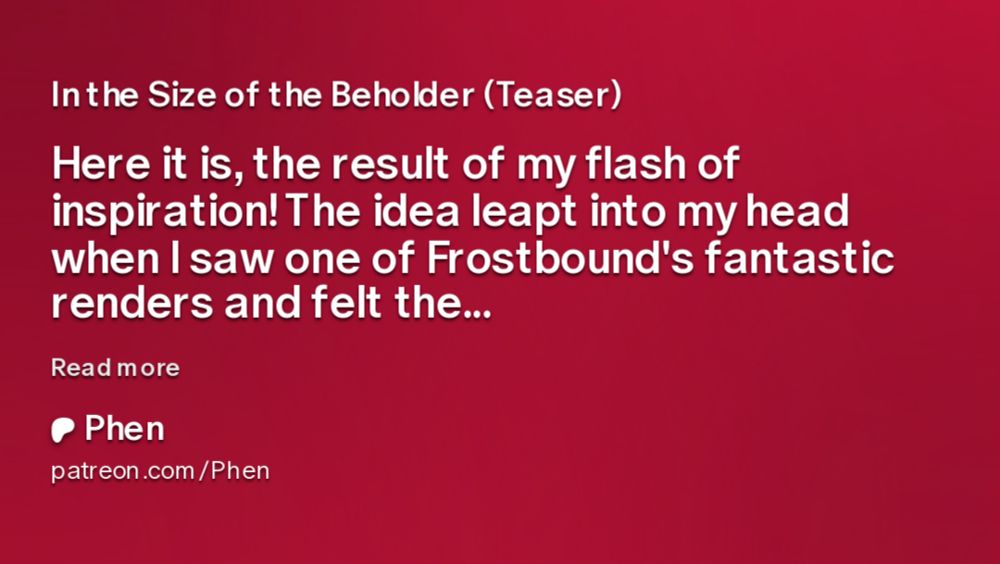 In the Size of the Beholder (Teaser) | Phen