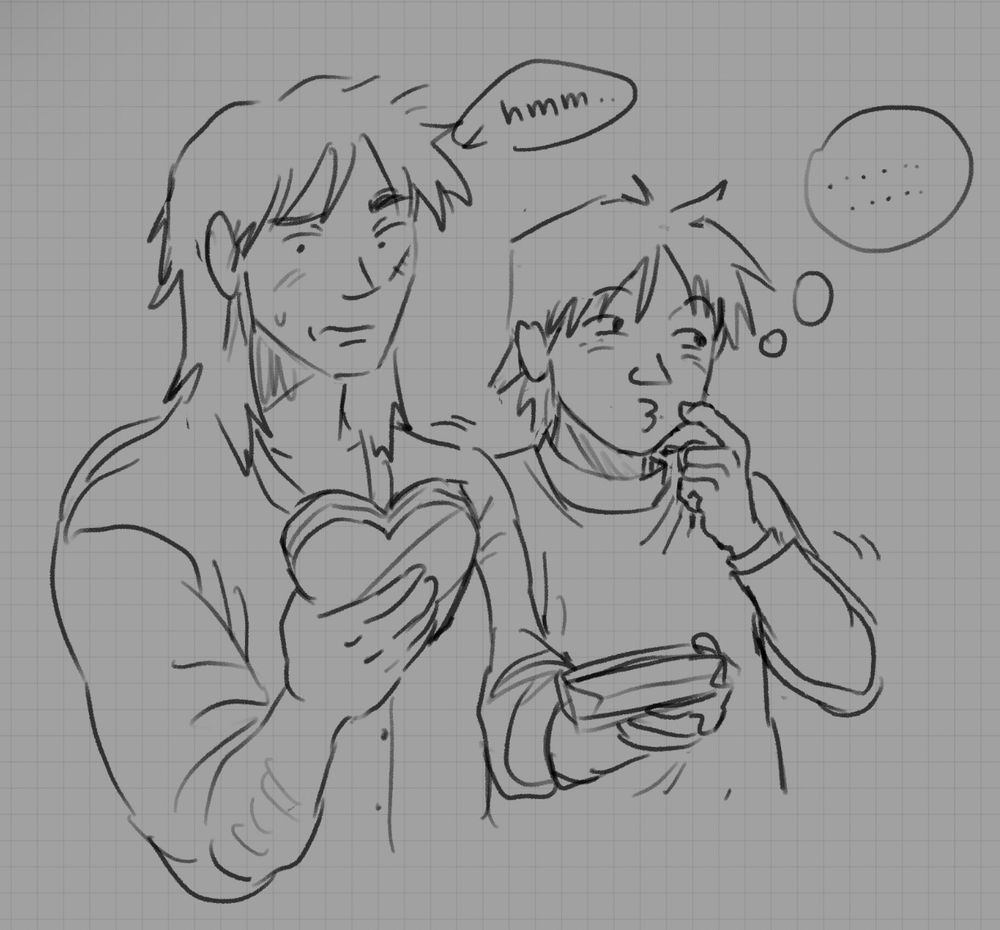 the next panel. while kaiji continues weighing the options silently, mario makes a mischievous, thoughtful face with a long thought bubble. 