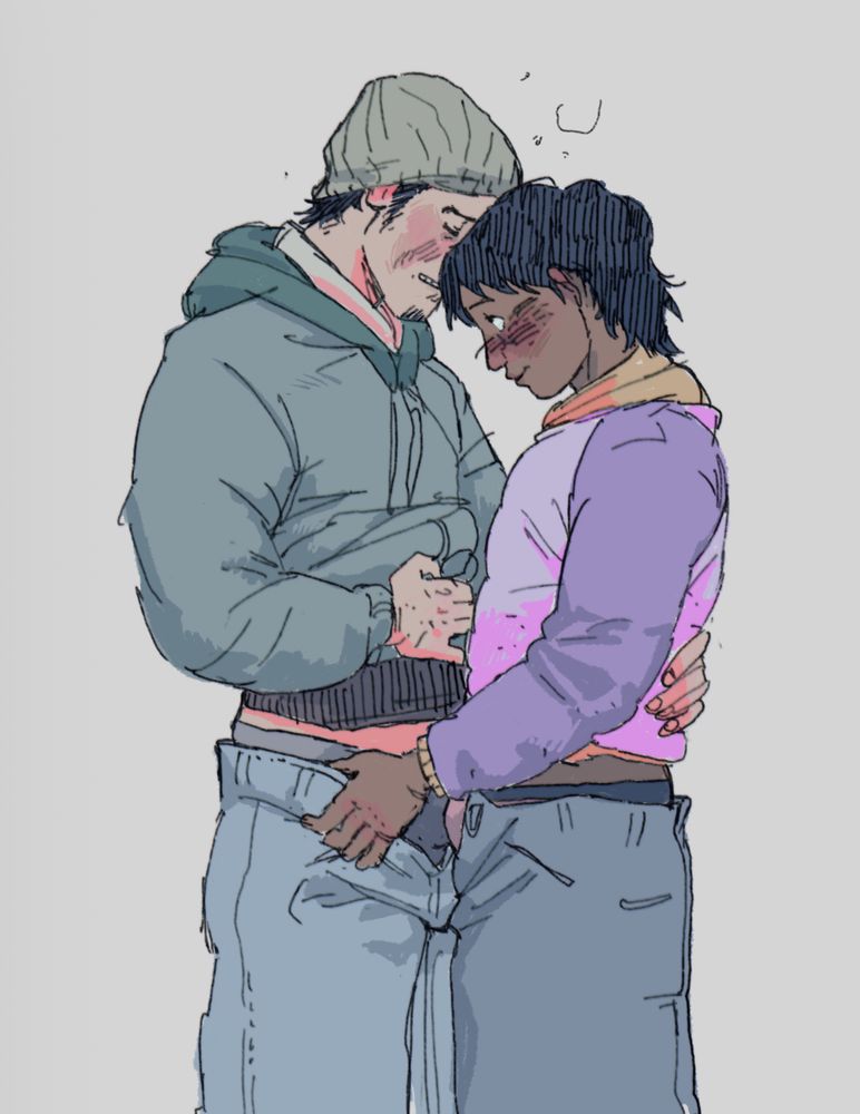 chang and mario with their jeans undone pushing their boners together. so yeah.