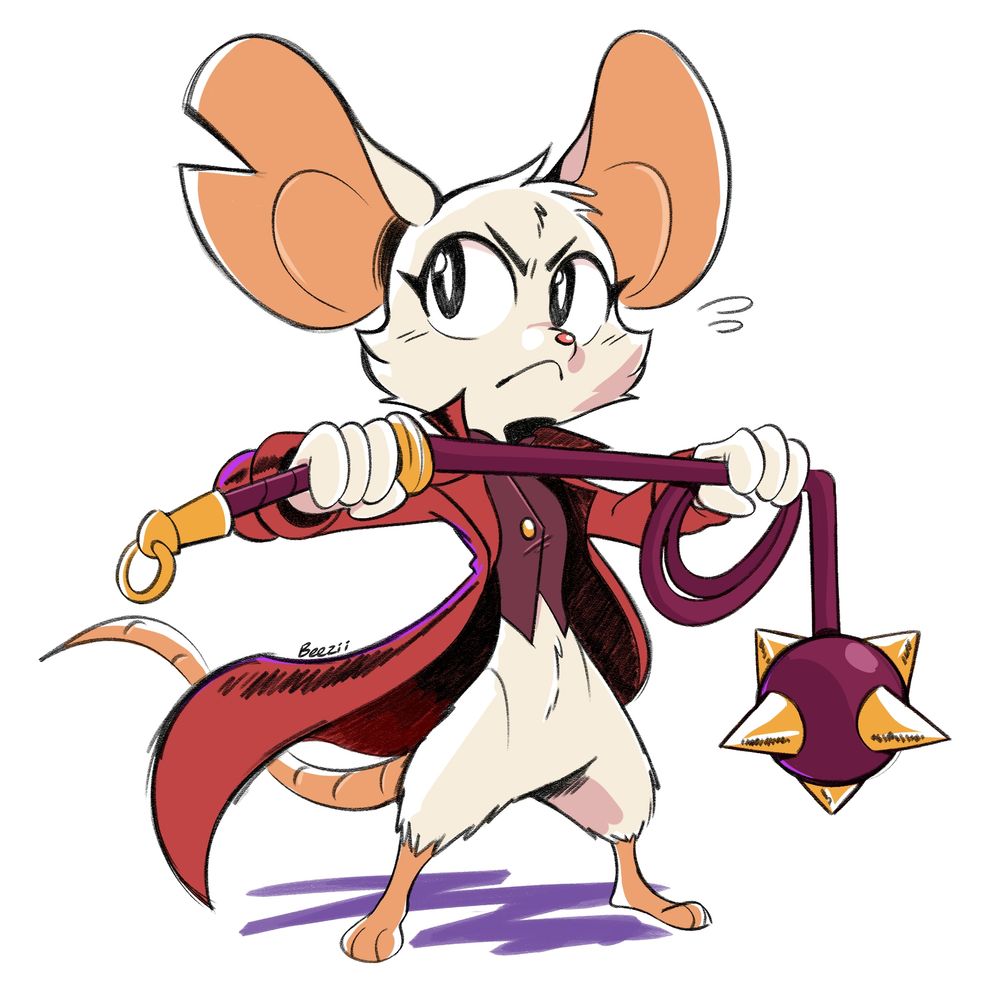 Mina the Hollower with her whip mace thingy