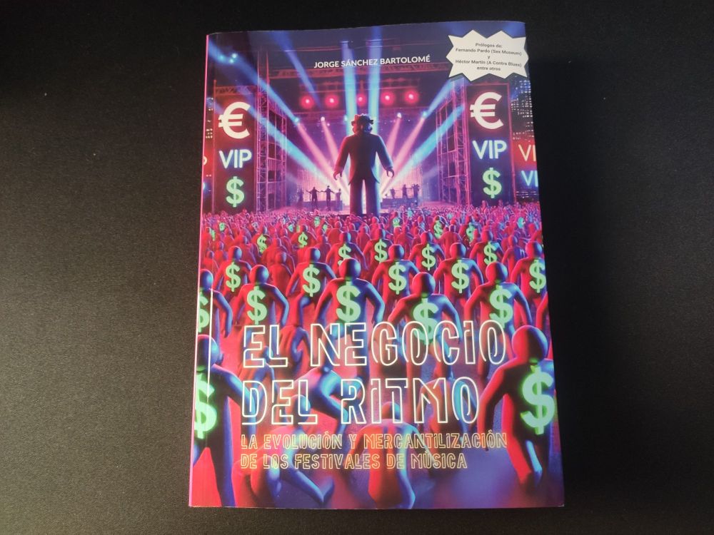 Portada del libro "El negocio del ritmo", de Jorge Sánchez Bartolomé