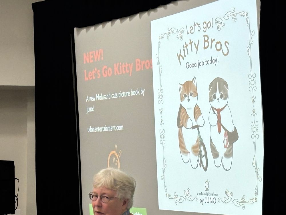 A slide that says NEW! let’s Go Kitty Bros
