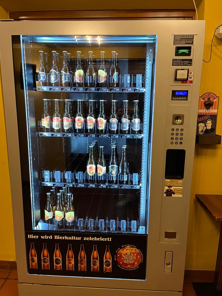 Beer vending machine 