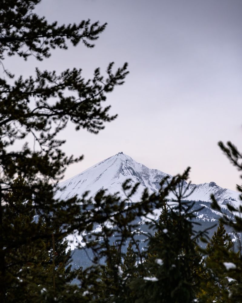 A photo of Lone Peak Mountain in Big Sky, MT