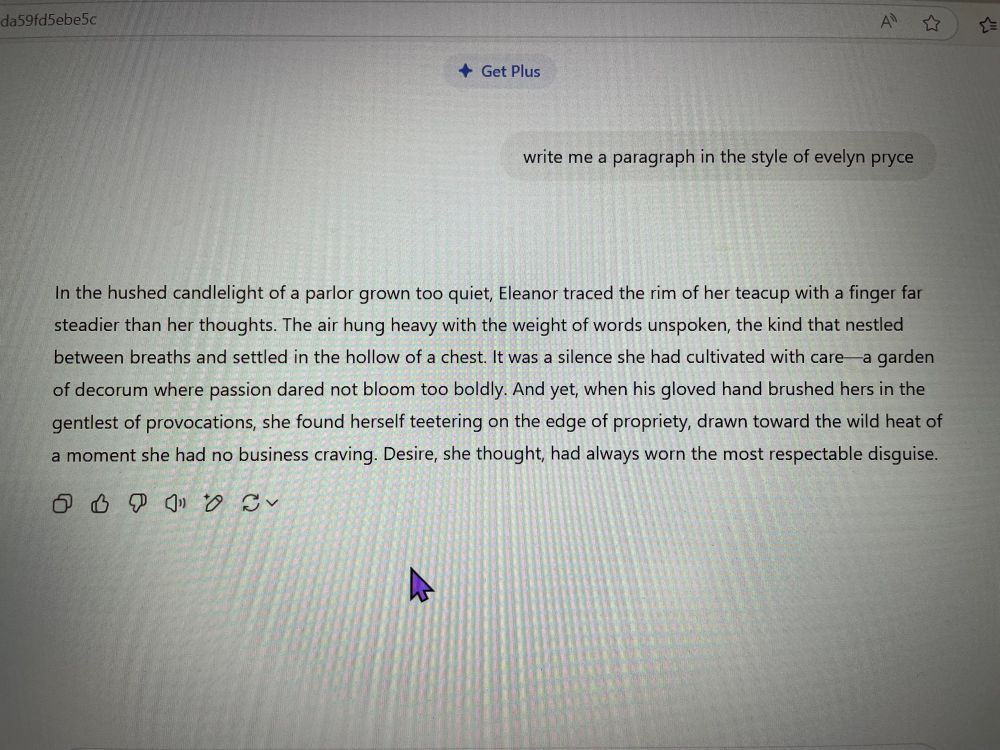 The evil ChatGPT failing to mimic my voice/style 