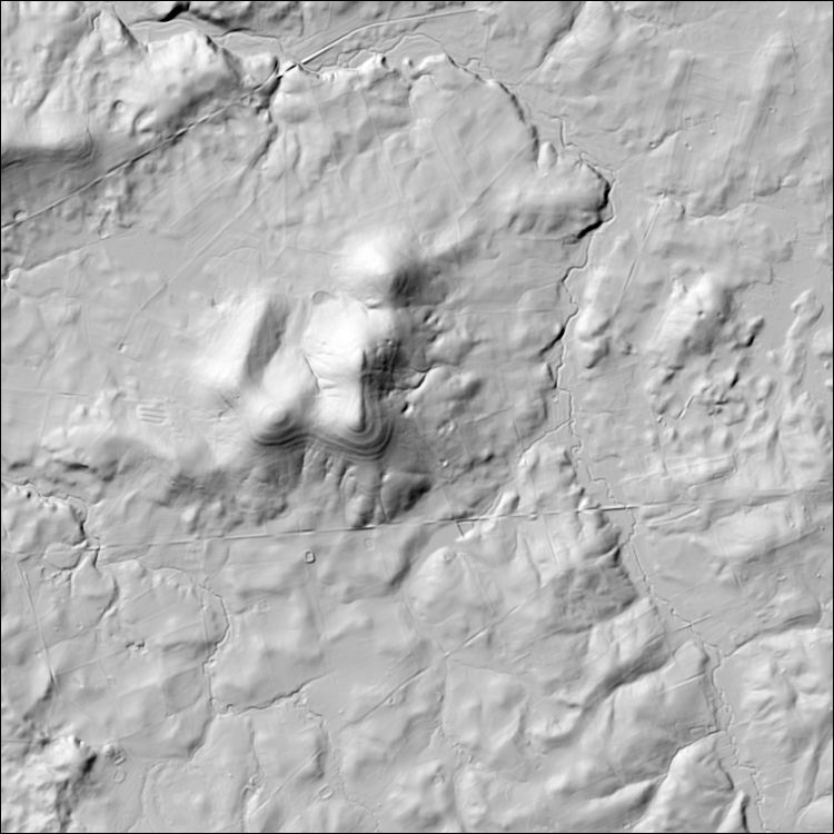 Shaded relief of a hilly landscape with smooth slopes using the Horn algorithm from 20 ft per pixel data in central Kentucky. It is visually indistinguishable from shaded relief calculated with the ZevenbergenThorne algorithm.