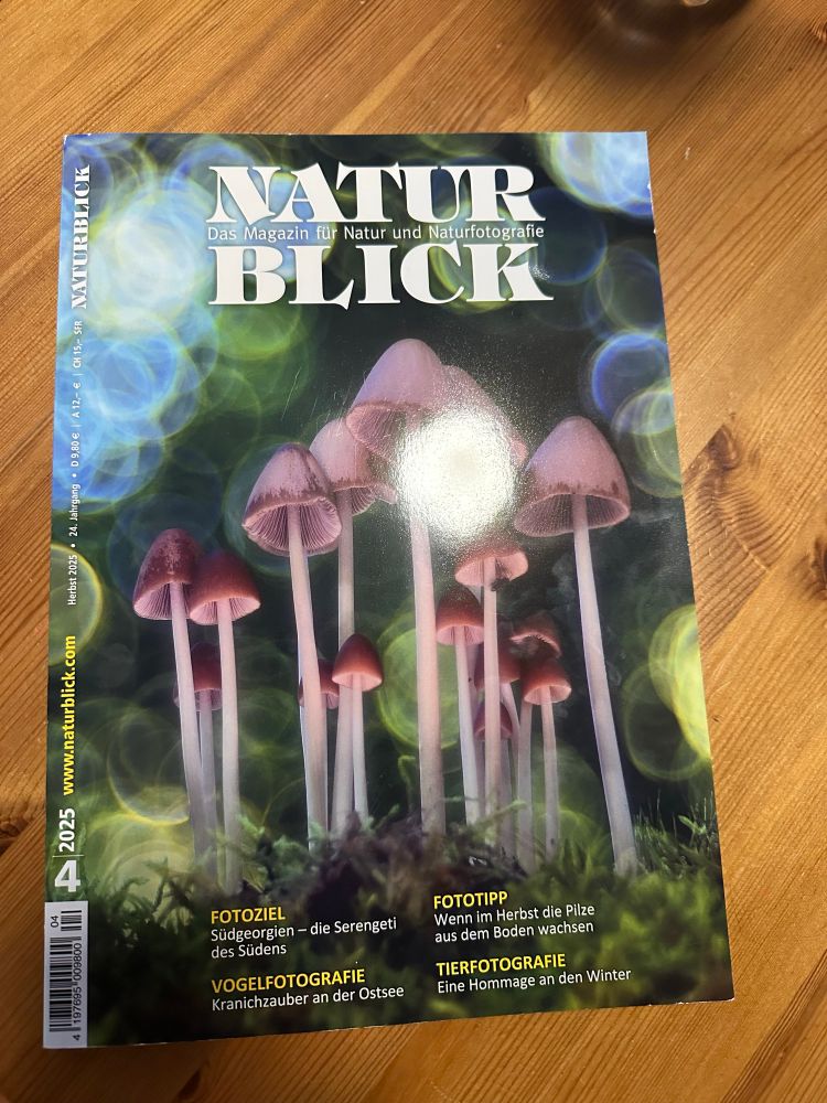 Eine Ausgabe der Fotografie Zeitschrift „Natur Blick“