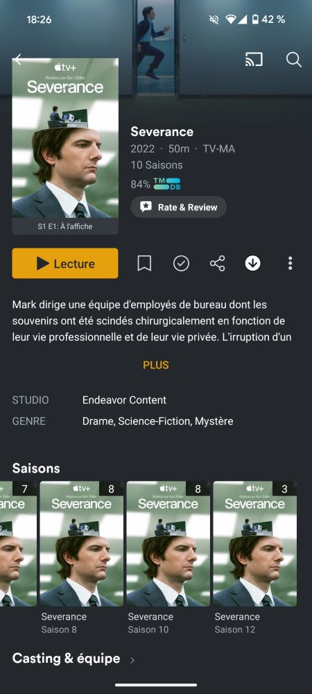 Plex invented 12 seasons of severance 
