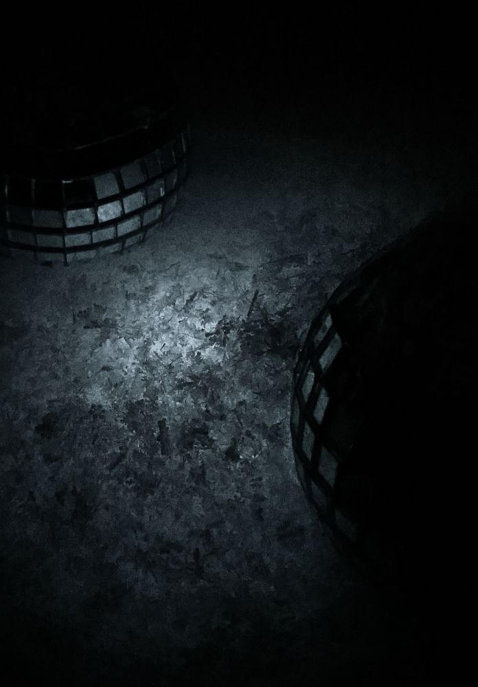 mini mirrored spheres in a greyscale abstraction... 

