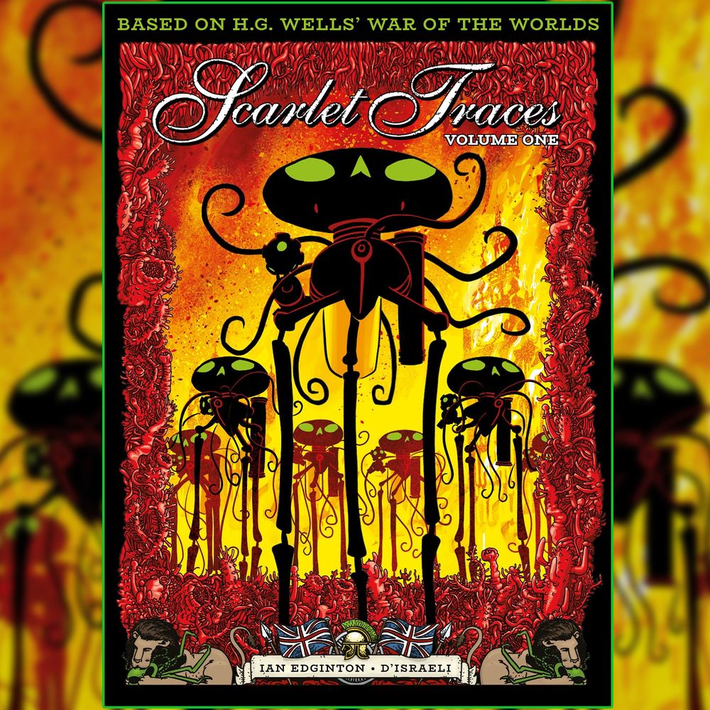 The cover for Scarlet Traces Volume 1