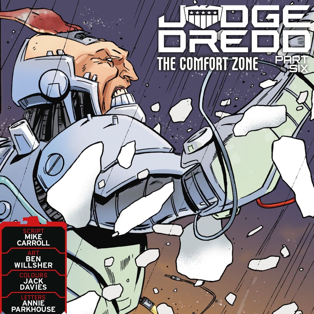Judge Dredd: The Comfort Zone by Mike Carroll, Ben Willsher, Jack Davies and Annie Parkhouse
