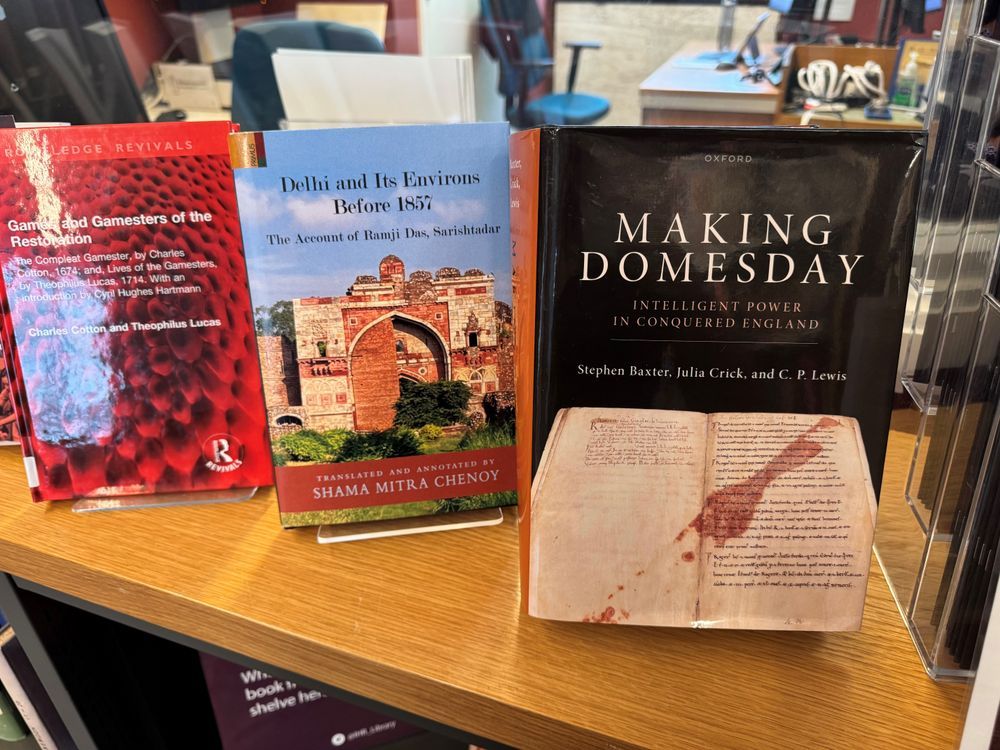 New books on display in the IHR Library.