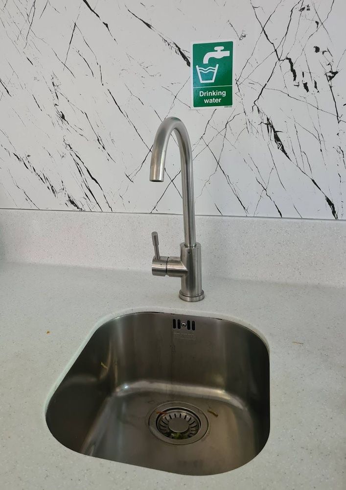 Image of the drinking water tap which can be found in the Common Room on the ground floor of the IHR.