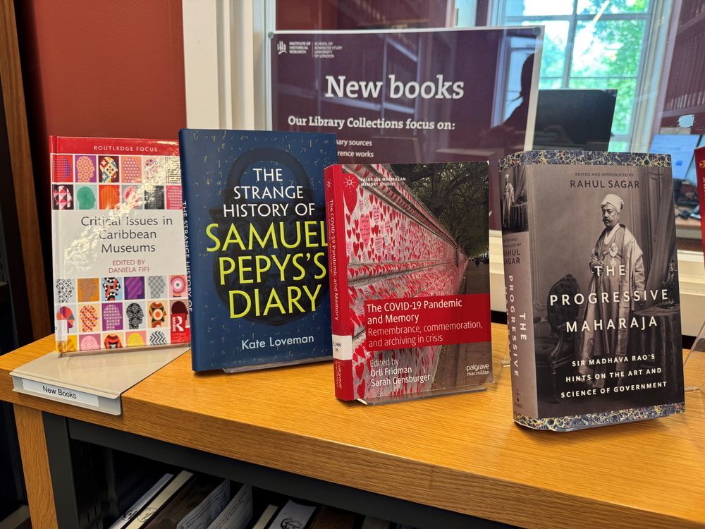 New books on display in the IHR Library.