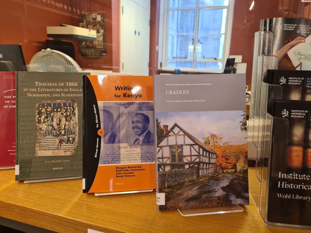 A selection of new acquistions at the IHR library, July 2025.