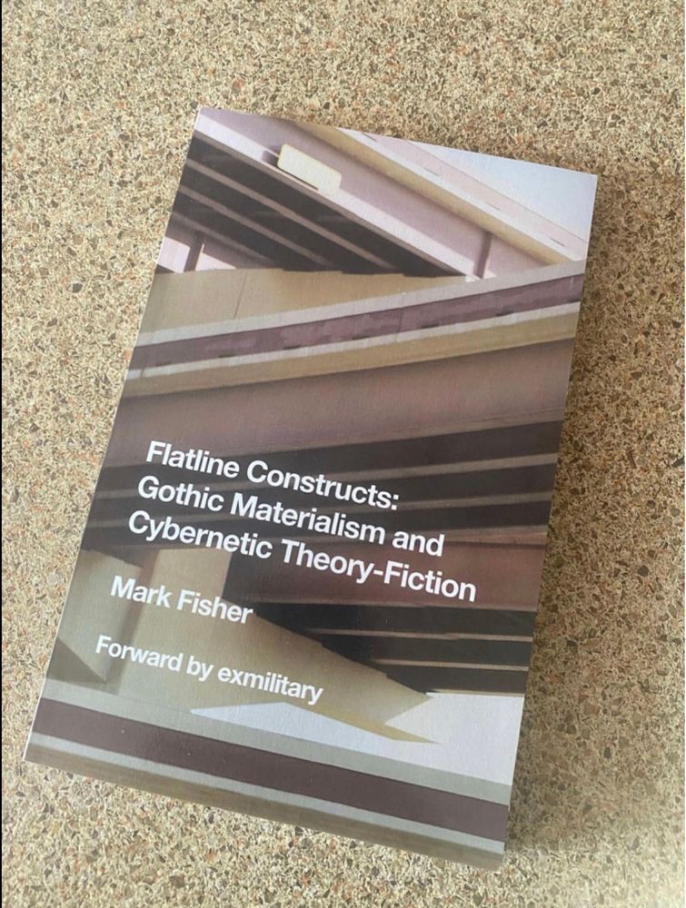 Capa do livro Flatline Constructs: Gothic Materialism and Cybernetic Theory-Fiction, do Mark Fisher