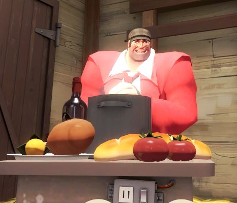 heavy tf2 with a nice meal

bottom text