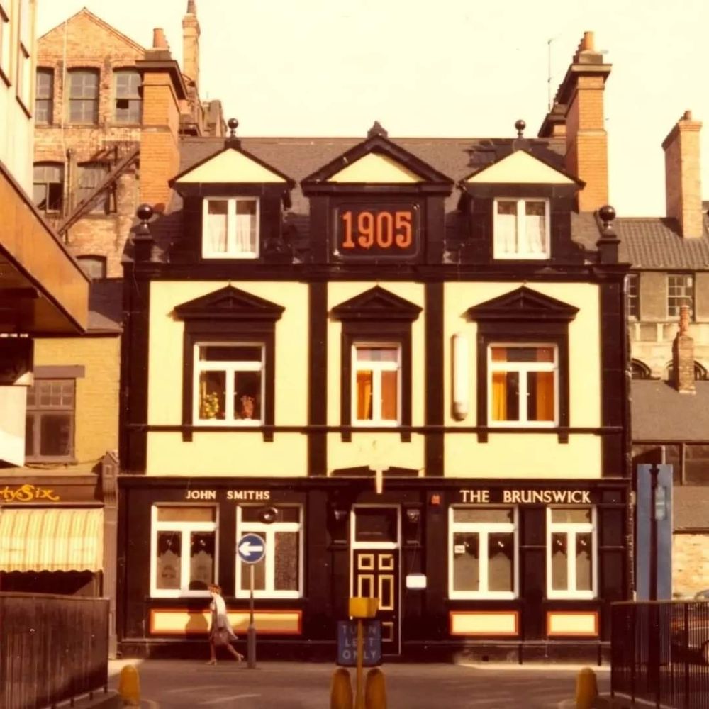 The Brunswick pub in Middlesbrough, demolished to make way for the Northern Route in the 1980s
