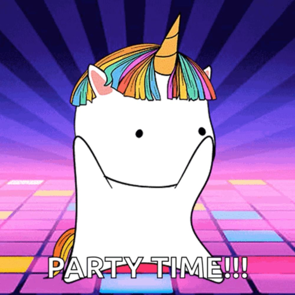 Dancing Unicorn Unicorn GIF