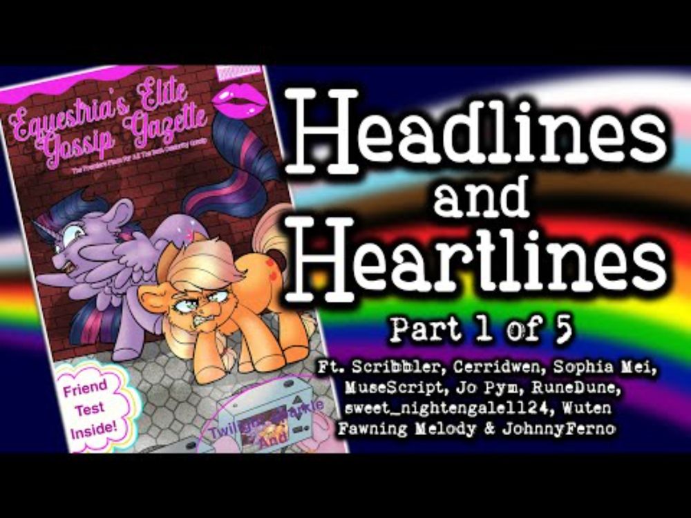 Headlines and Heartlines: Part 1 of 5 - Written By Scribbler | Pride Month | Romance Drama