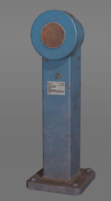 The same winch podium in the Model Viewer