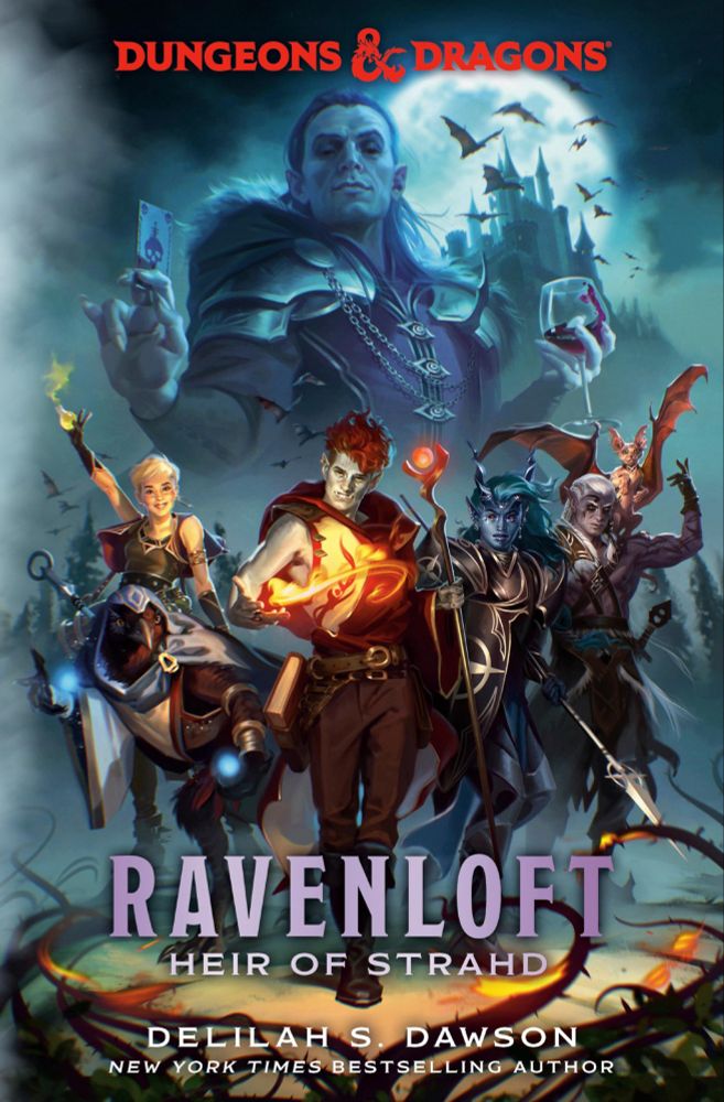 The cover of Ravenloft: Heir of Strahd, by Delilah S Dawson.