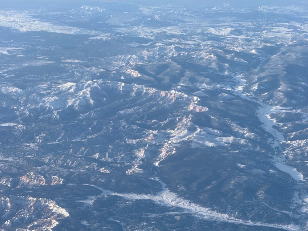 Bryce Canyon area, I think, from the air