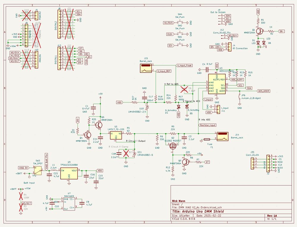 PCB schematic. 