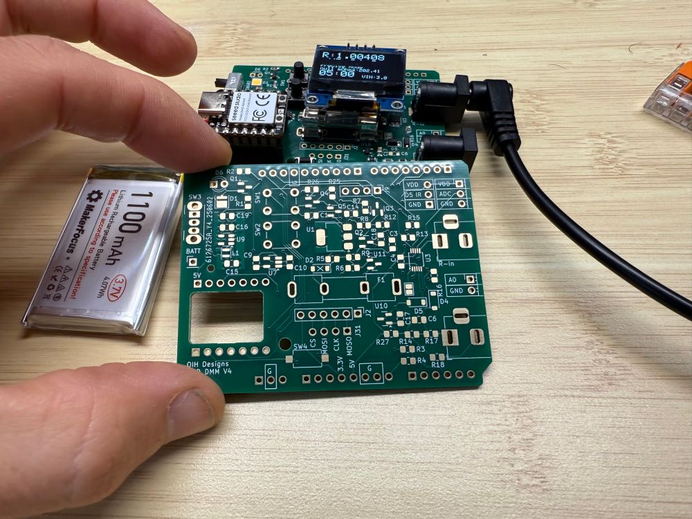 The blank PCB. 