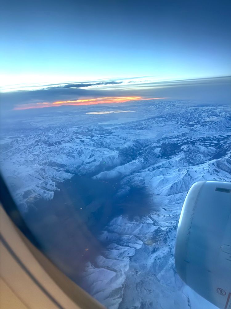 Mono Lake and Yosemite from the air