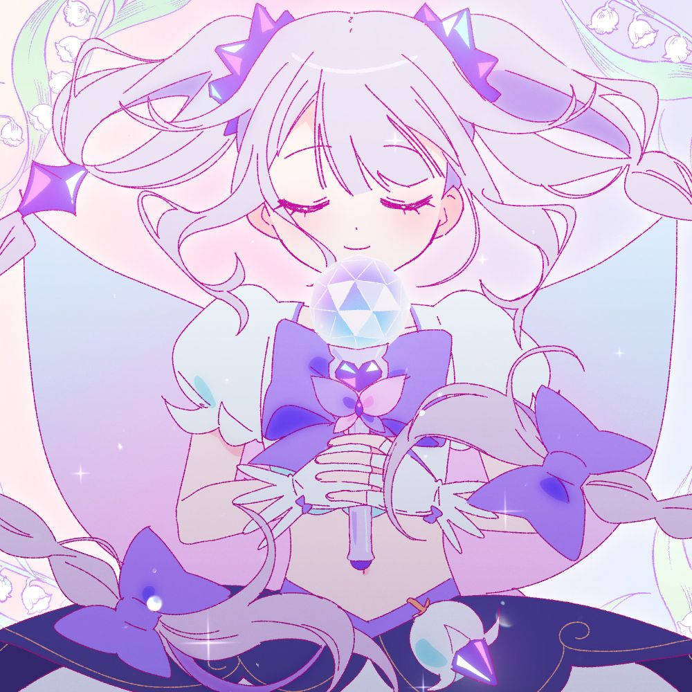Drawing of Magical girl Biboo from Mahou no Prism