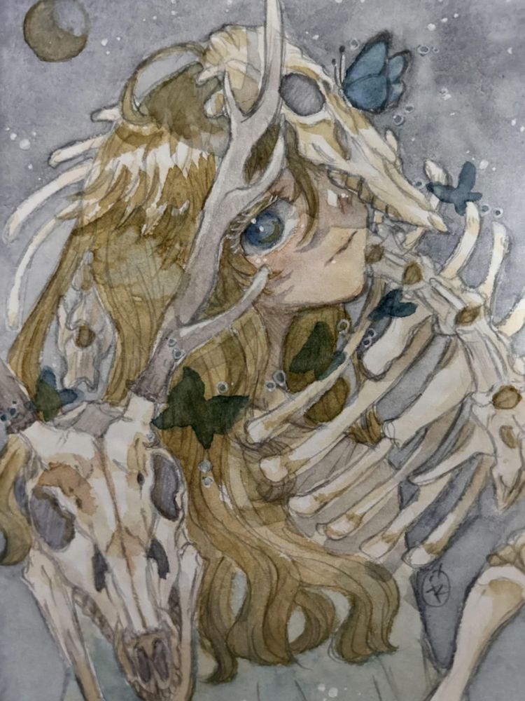 「生きる」ということ
2025.08
透明水彩／ウォーターフォード水彩紙