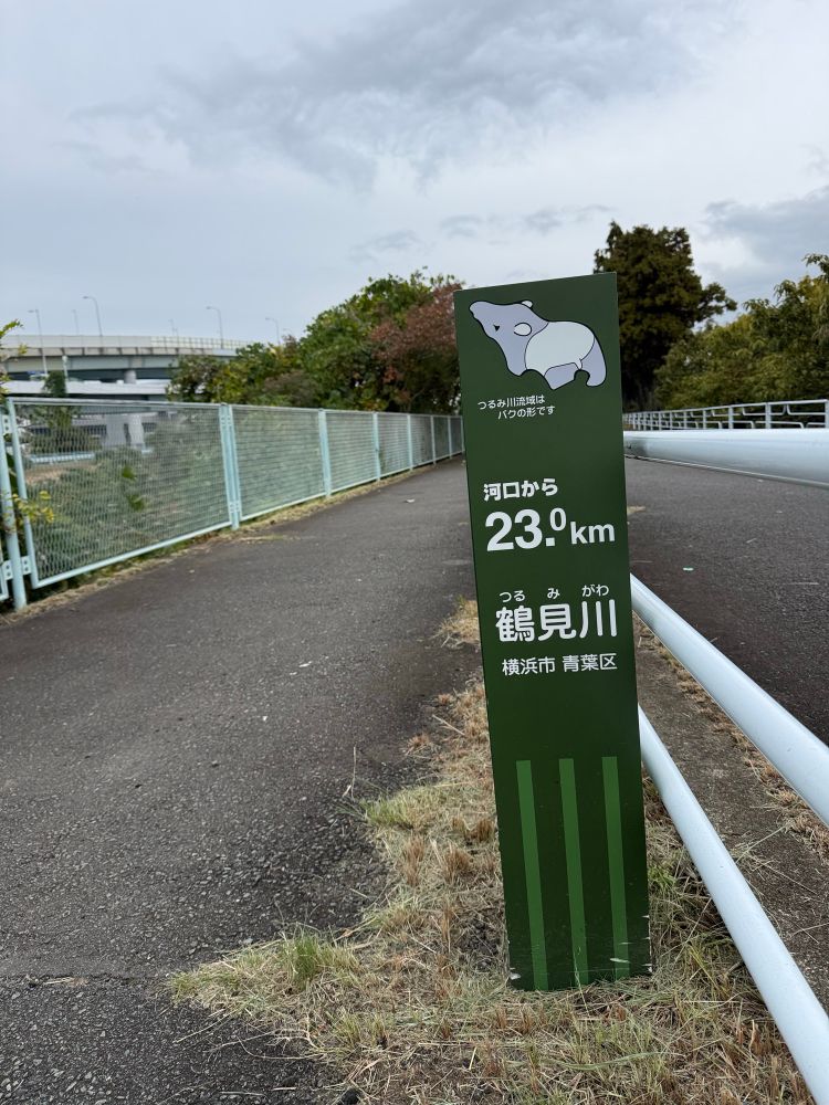 奥に見えるは横浜青葉IC