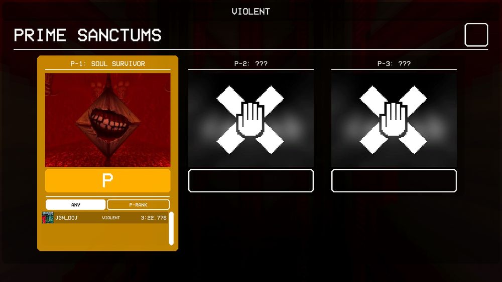 P-1 Soul Survivor VIOLENT P Rank