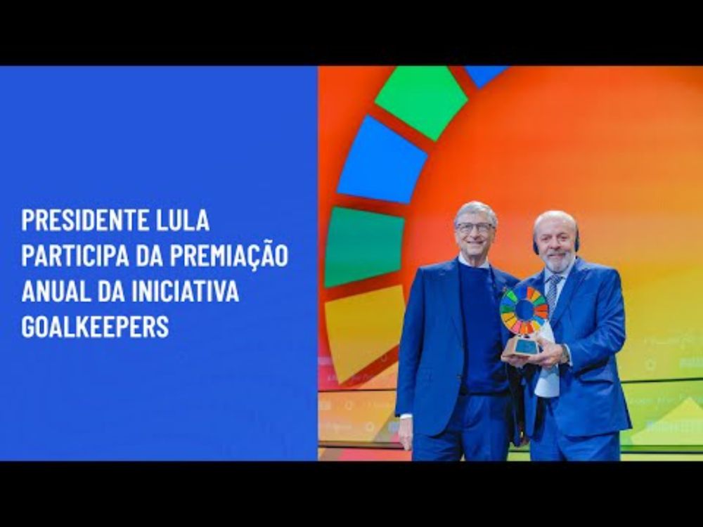 Presidente Lula participa da Premiação anual da iniciativa Goalkeepers