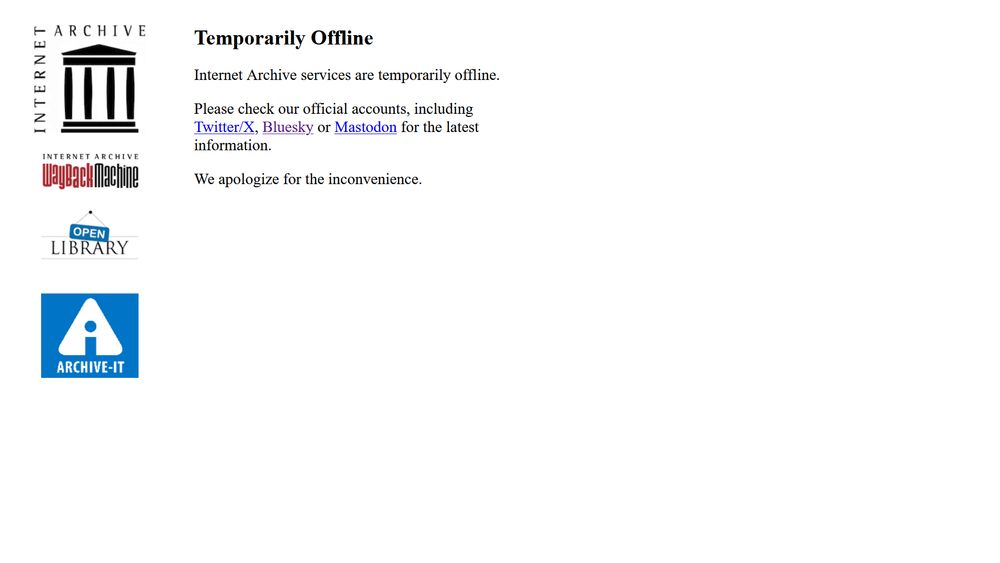 Internet Archive Offline